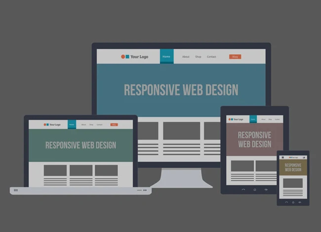 Tüm cihazlarla uyumlu, responsive tasarıma sahip profesyonel bir web sitesinin laptop, tablet ve telefondaki görünümü